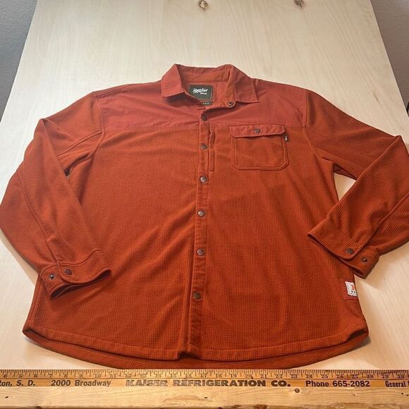 ‎Howler Bros Vapors Polarfleece Orange  Shirt Size XL - Picture 1 of 6